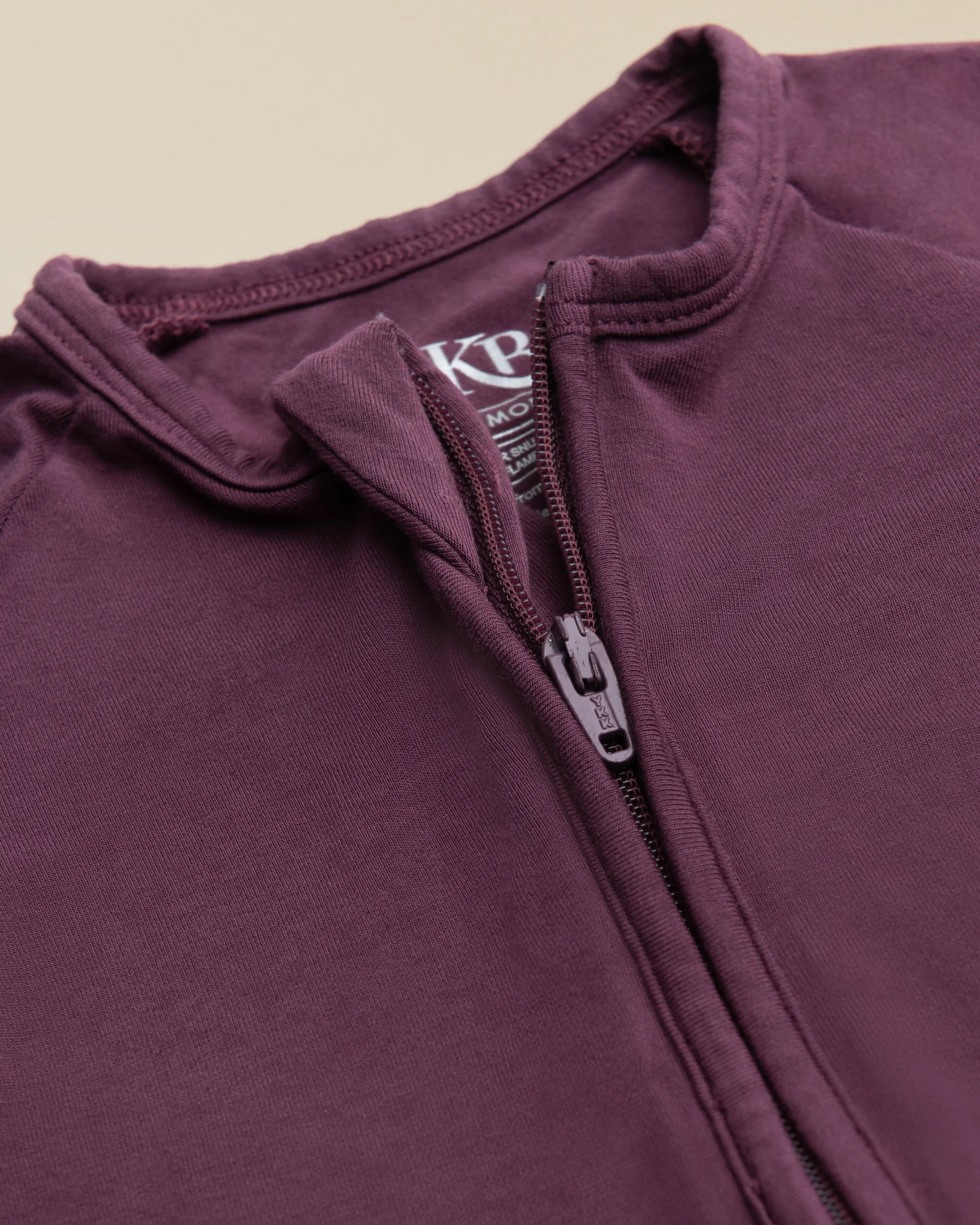 Bamboo Baby Pajama | Burgundy Plum - Image 5