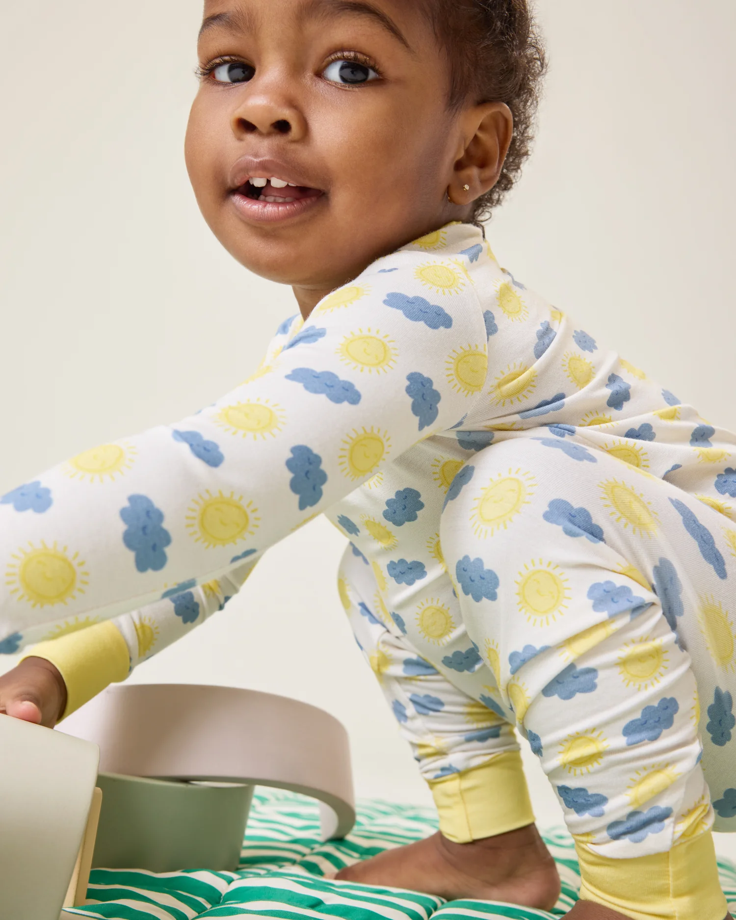 Bamboo Baby Two-Piece Pajama Set | Sunny Day - Image 3