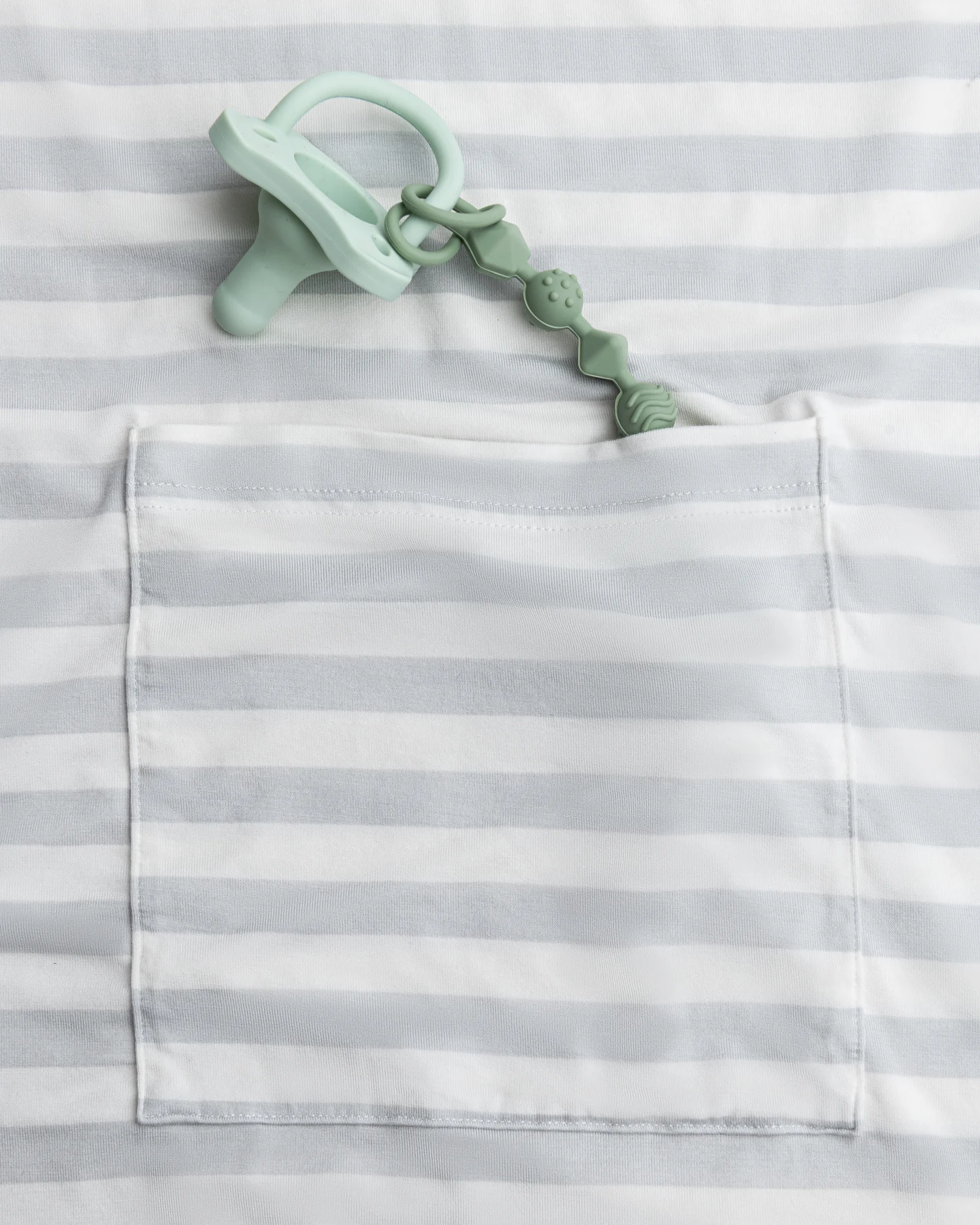 Bamboo Multi-Use Nursing Cover | Grey Stripe - Image 4