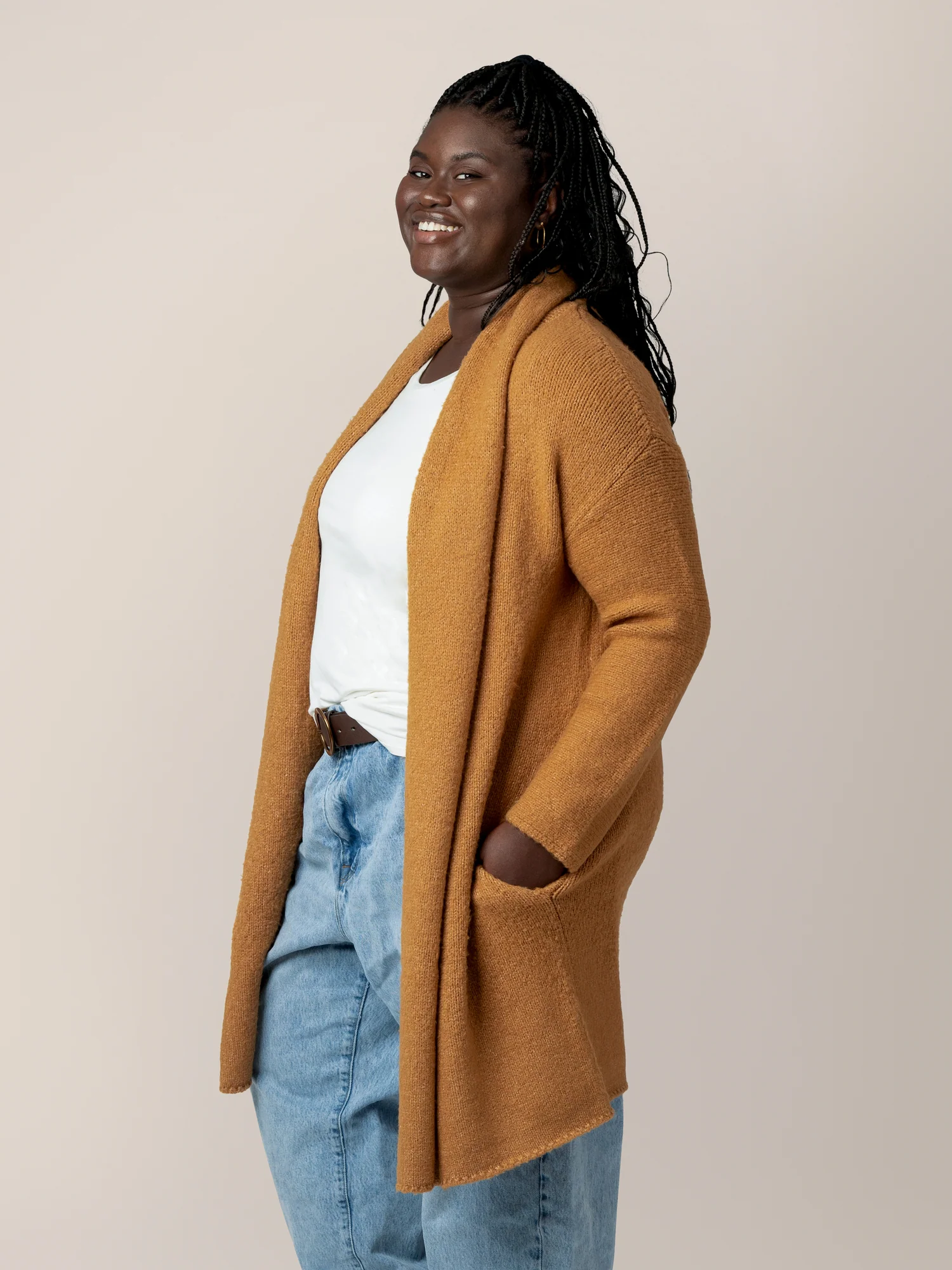 Chloe Cardigan Sweater | Chai - Image 7