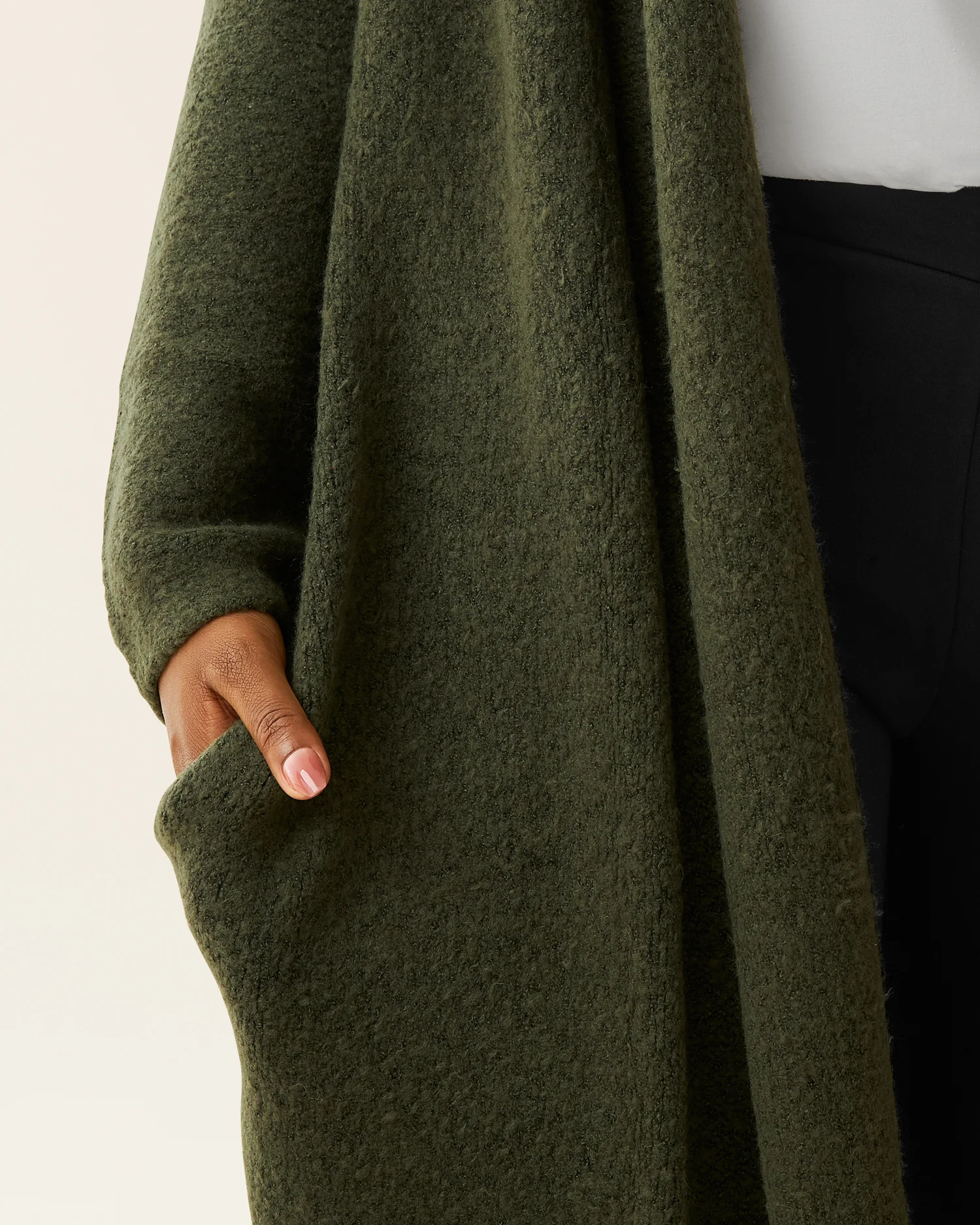 Chloe Cardigan Sweater | Thyme - Image 2