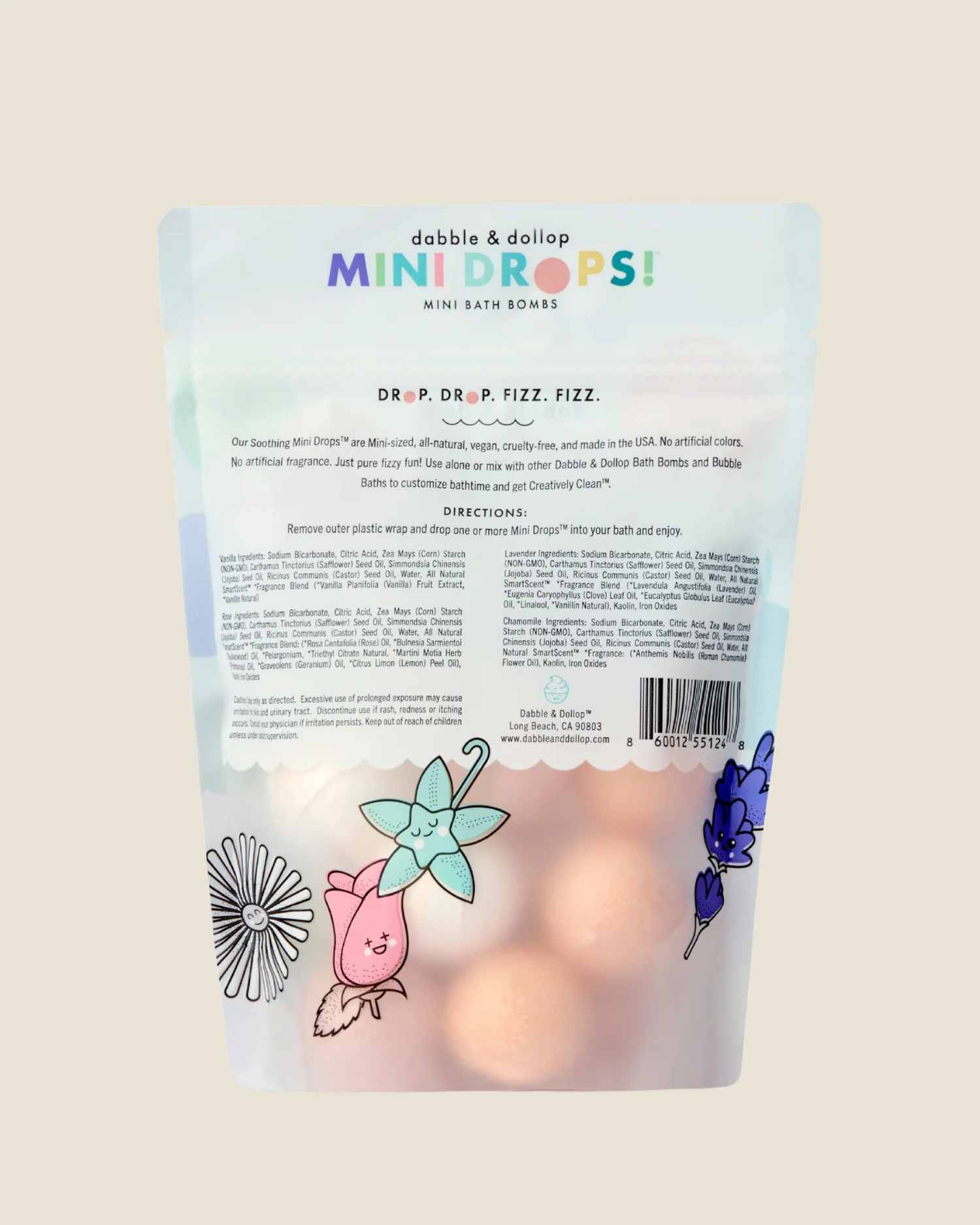 Dabble & Dollop - Soothing Mini Bath Bombs - Image 2