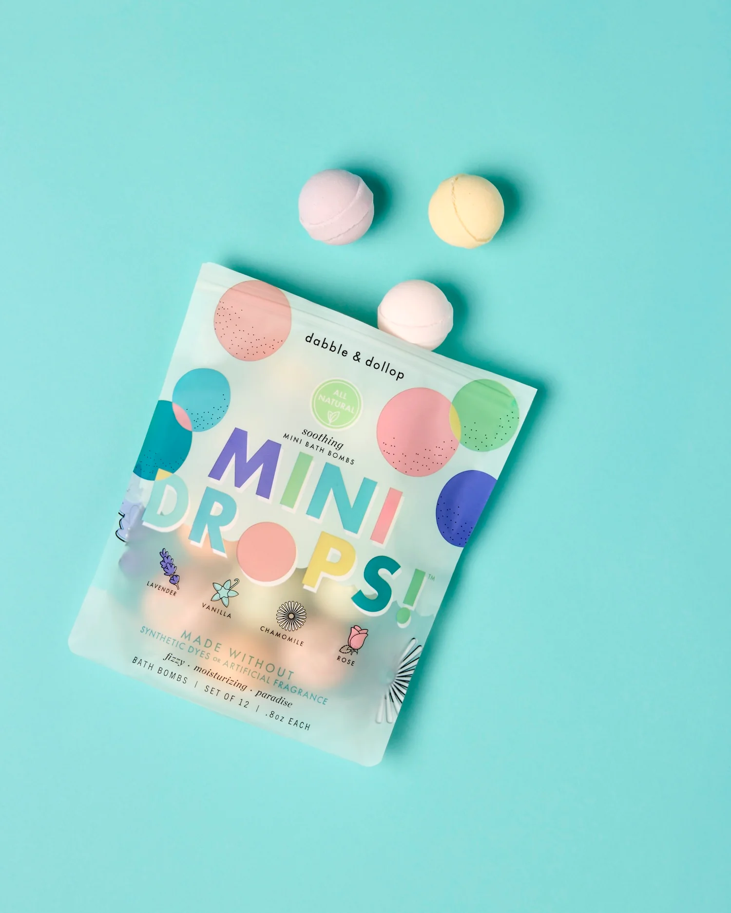 Dabble & Dollop - Soothing Mini Bath Bombs - Image 3