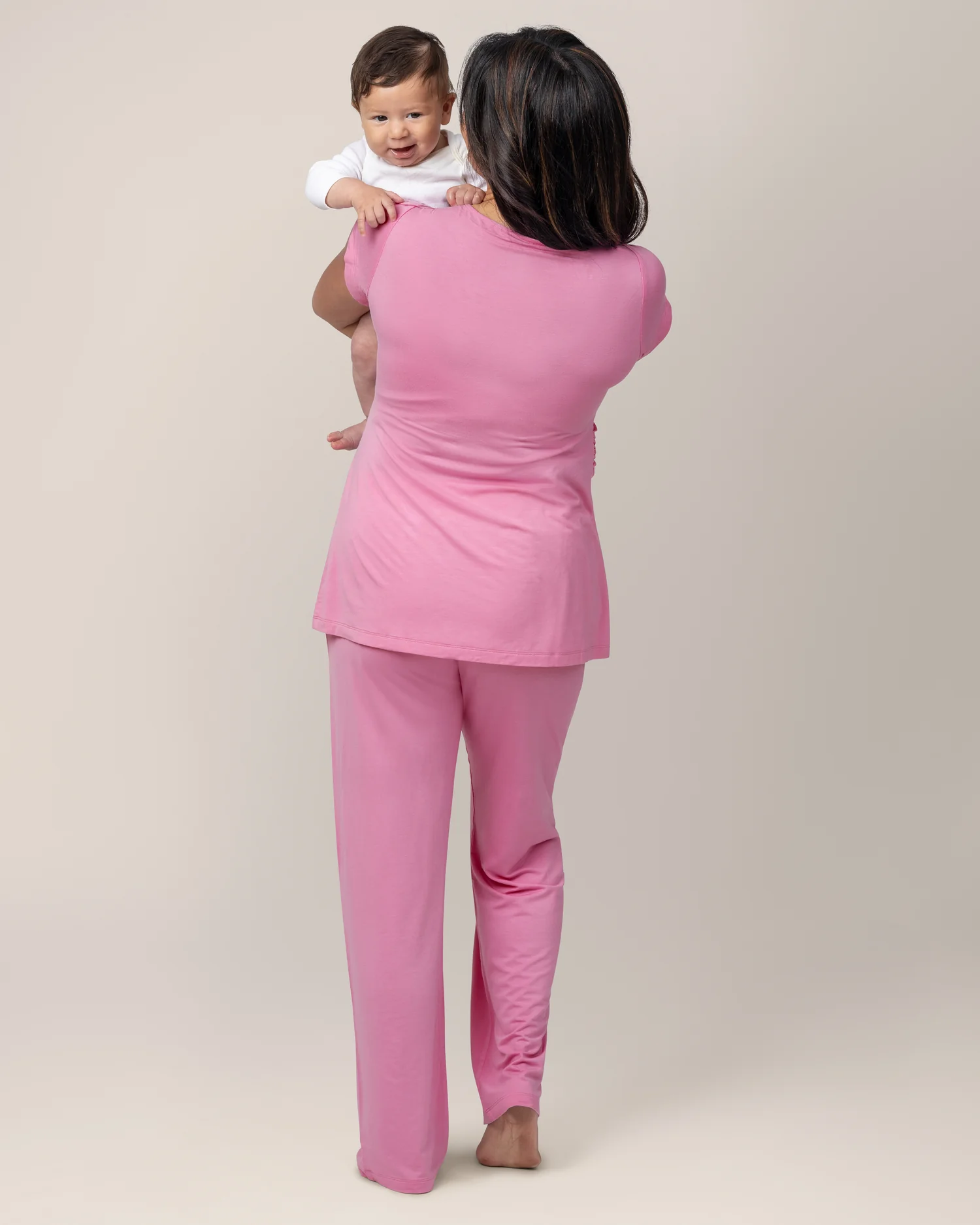 Davy Maternity & Nursing Pajama Set | Bubblegum - Image 2