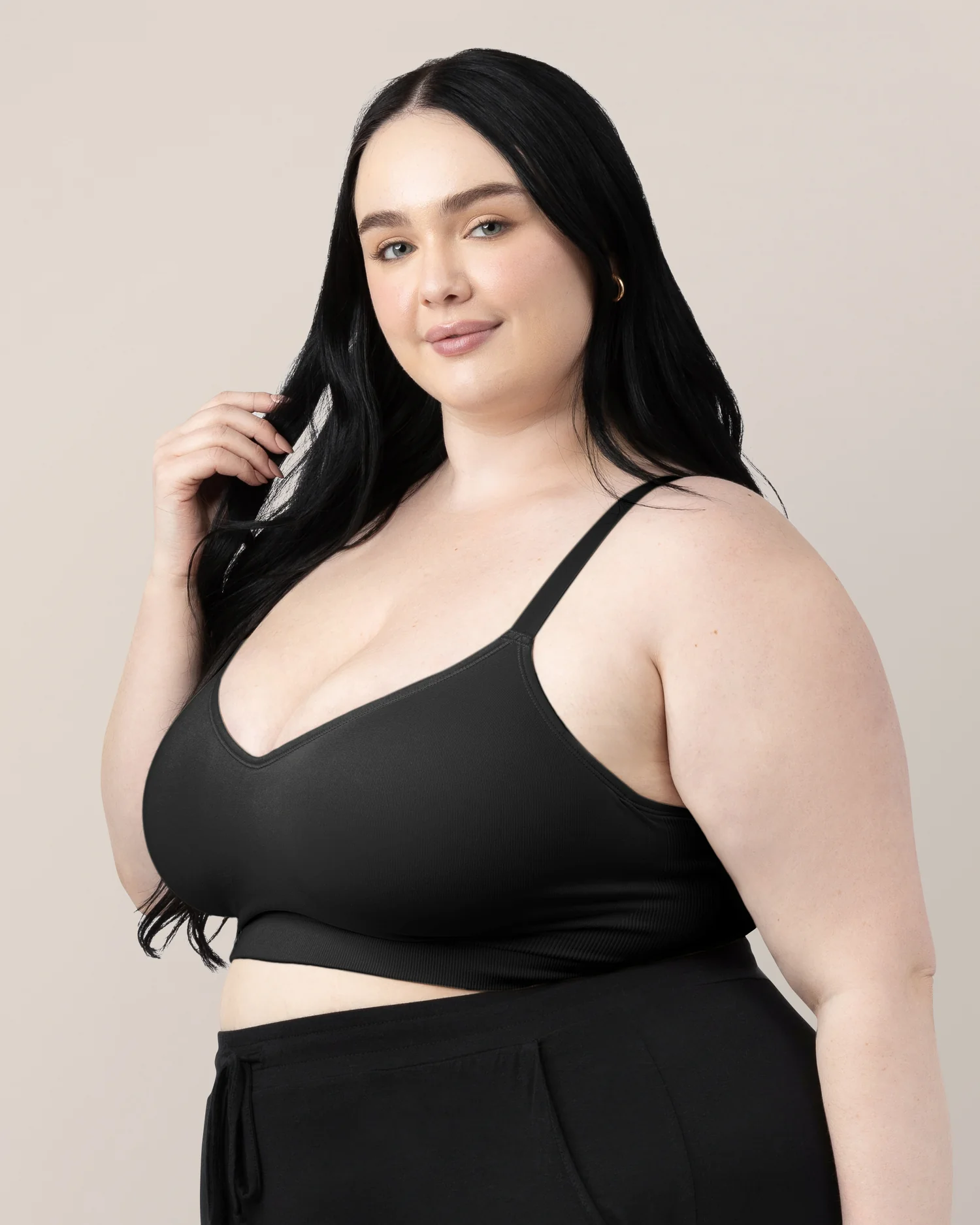 Everly Wireless Contour Bra | Black - Image 3