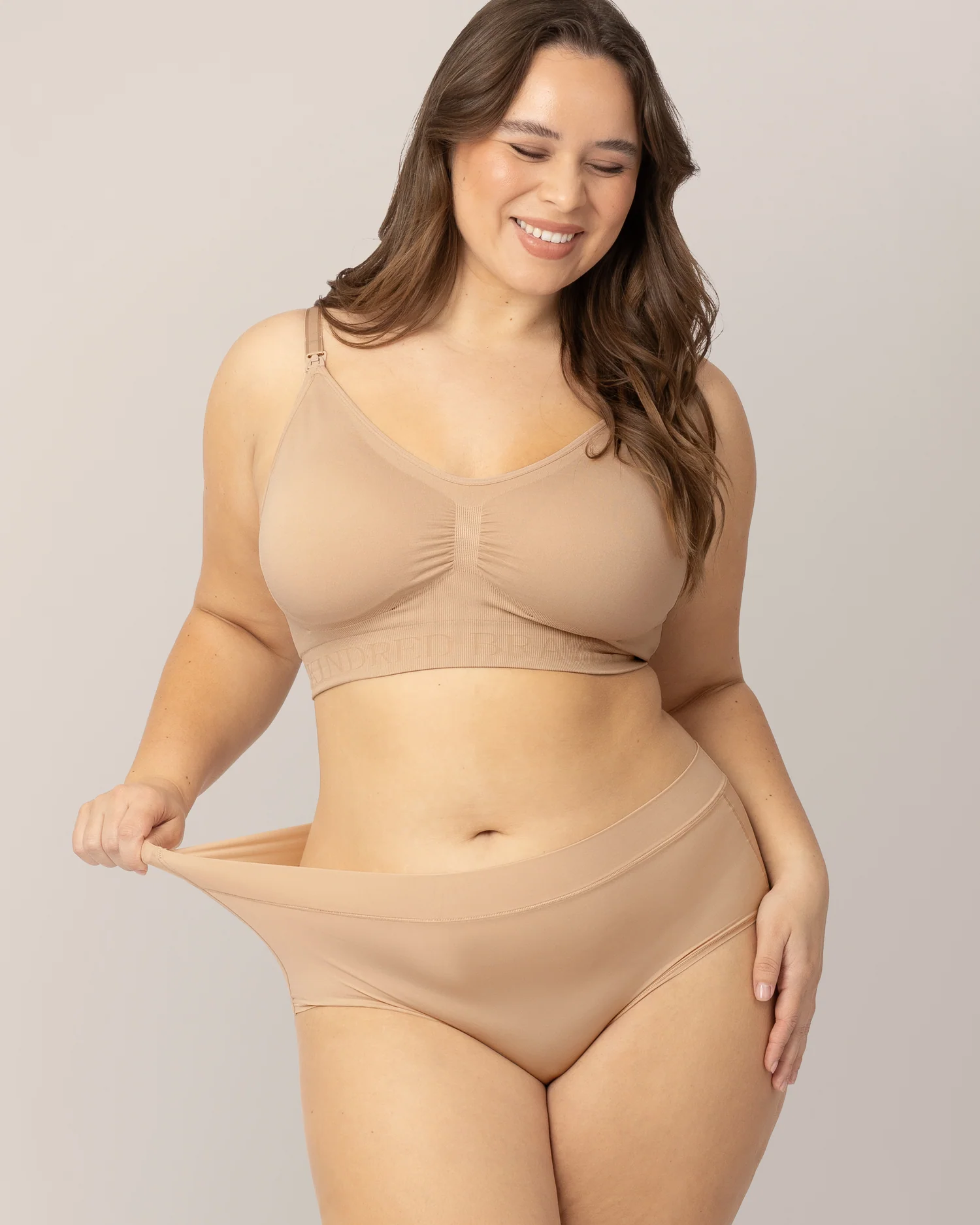 Grow with Me™ Maternity & Postpartum Brief | Beige