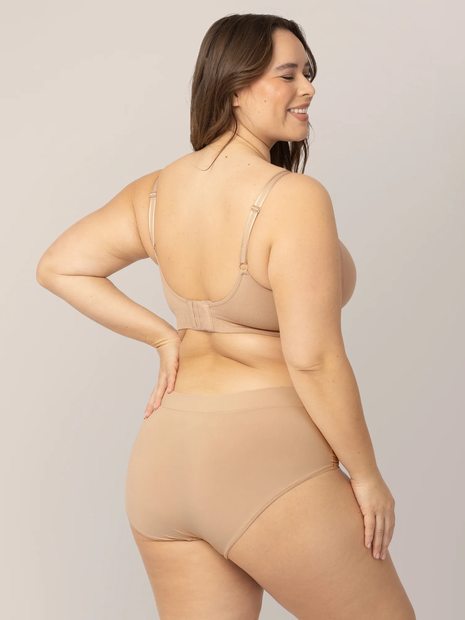 Grow with Me™ Maternity & Postpartum Brief | Beige - Image 4