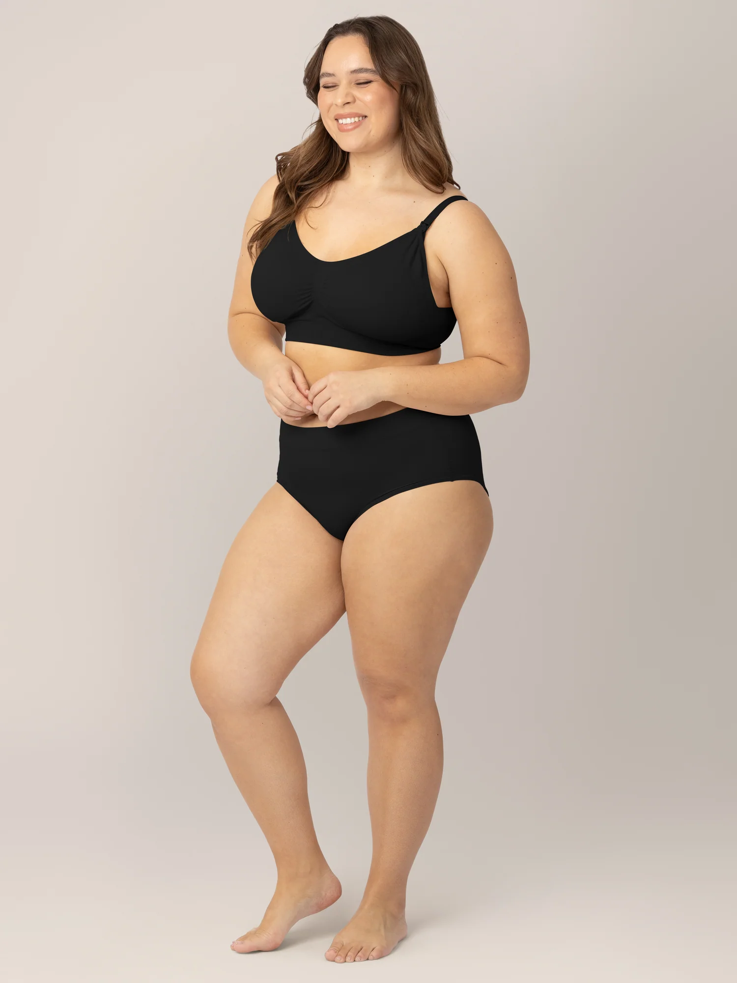 Grow with Me™ Maternity & Postpartum Brief | Black - Image 2