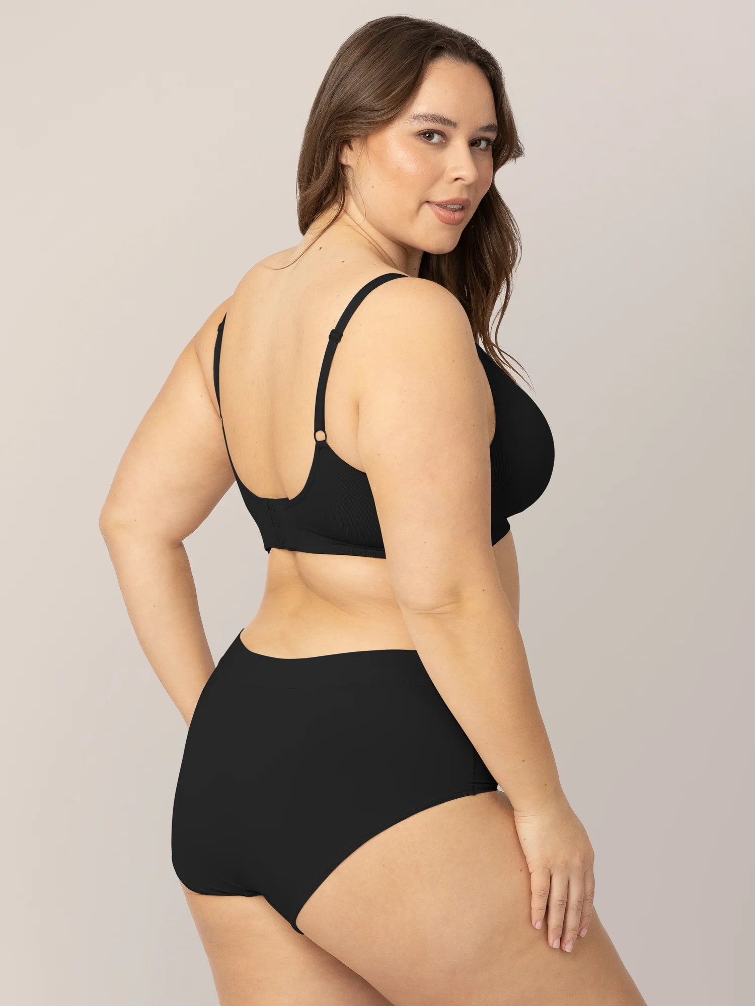 Grow with Me™ Maternity & Postpartum Brief | Black - Image 3
