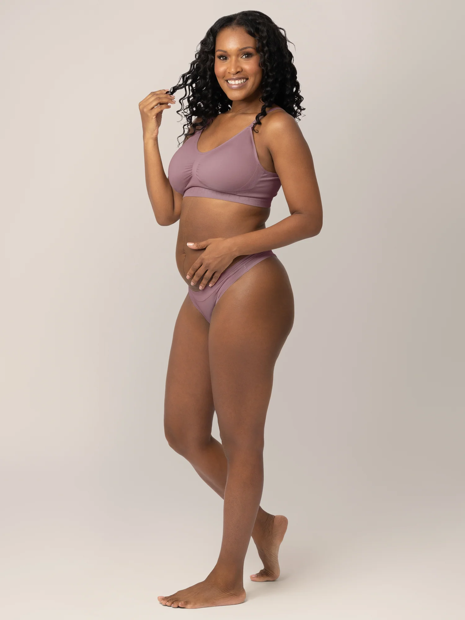 Grow with Me™ Maternity & Postpartum Thong | Twilight - Image 2