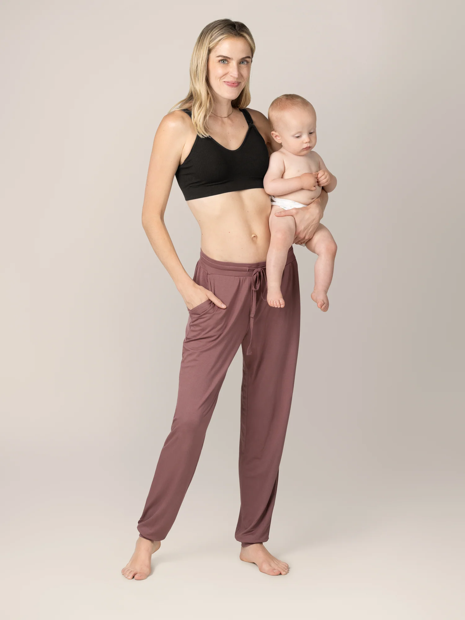 Mia Maternity & Nursing Lounge Bra | Black - Image 11