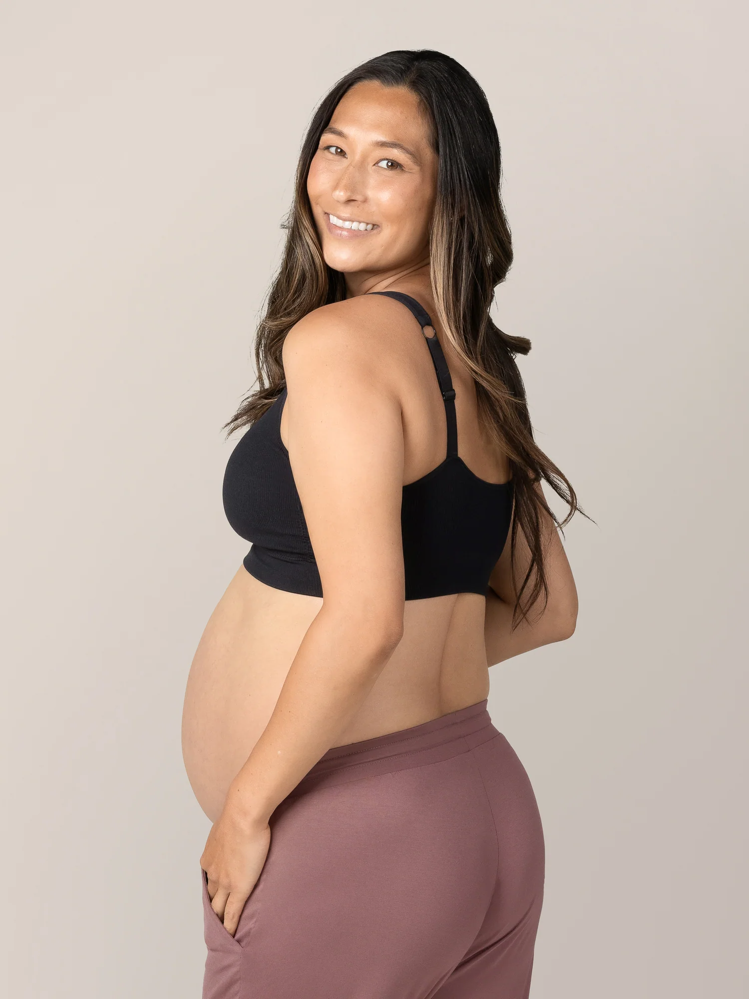 Mia Maternity & Nursing Lounge Bra | Black - Image 5