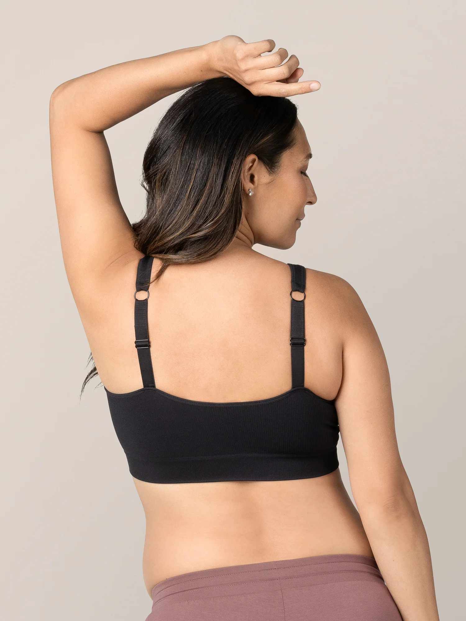 Mia Maternity & Nursing Lounge Bra | Black - Image 6