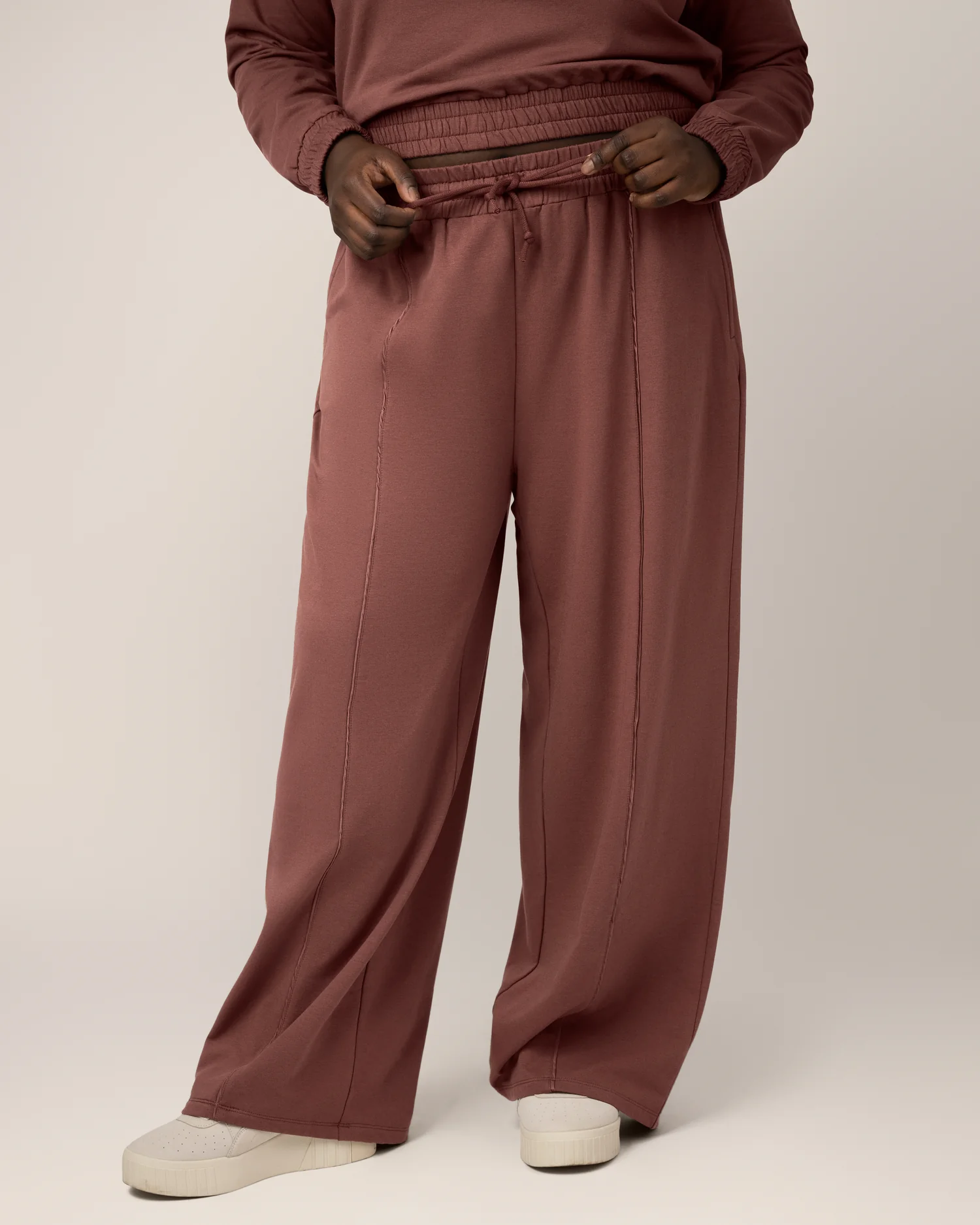 Mila High-Waisted Wide Leg Pant | Redwood - Image 4