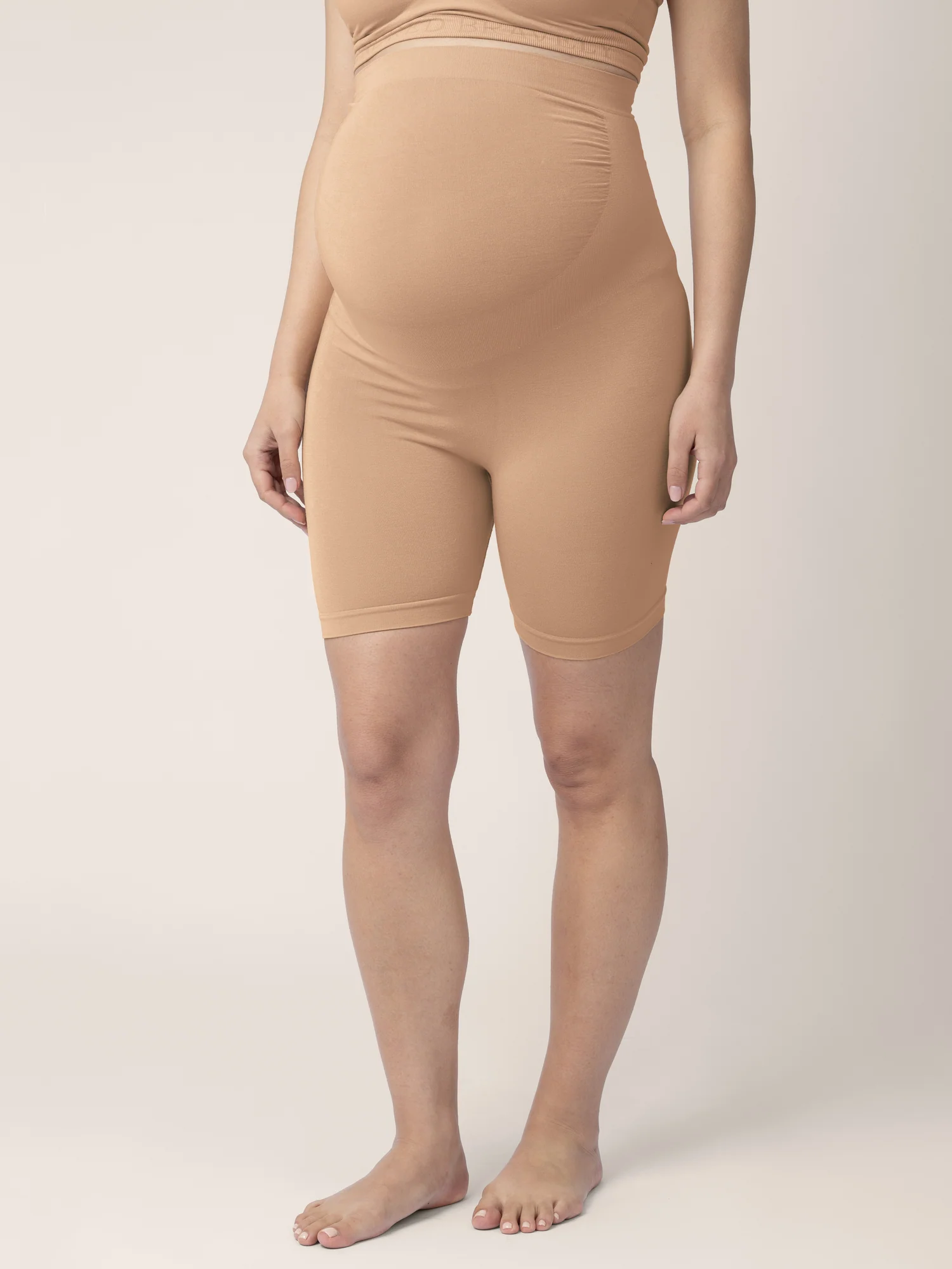 Seamless No-Chafe Maternity Underwear | Beige - Image 5