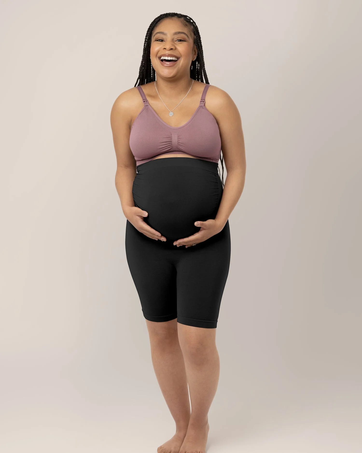 Seamless No-Chafe Maternity Underwear | Black