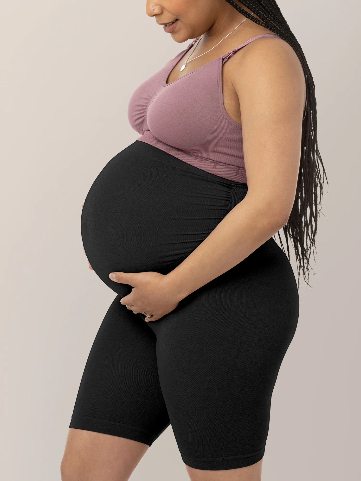 Seamless No-Chafe Maternity Underwear | Black - Image 2