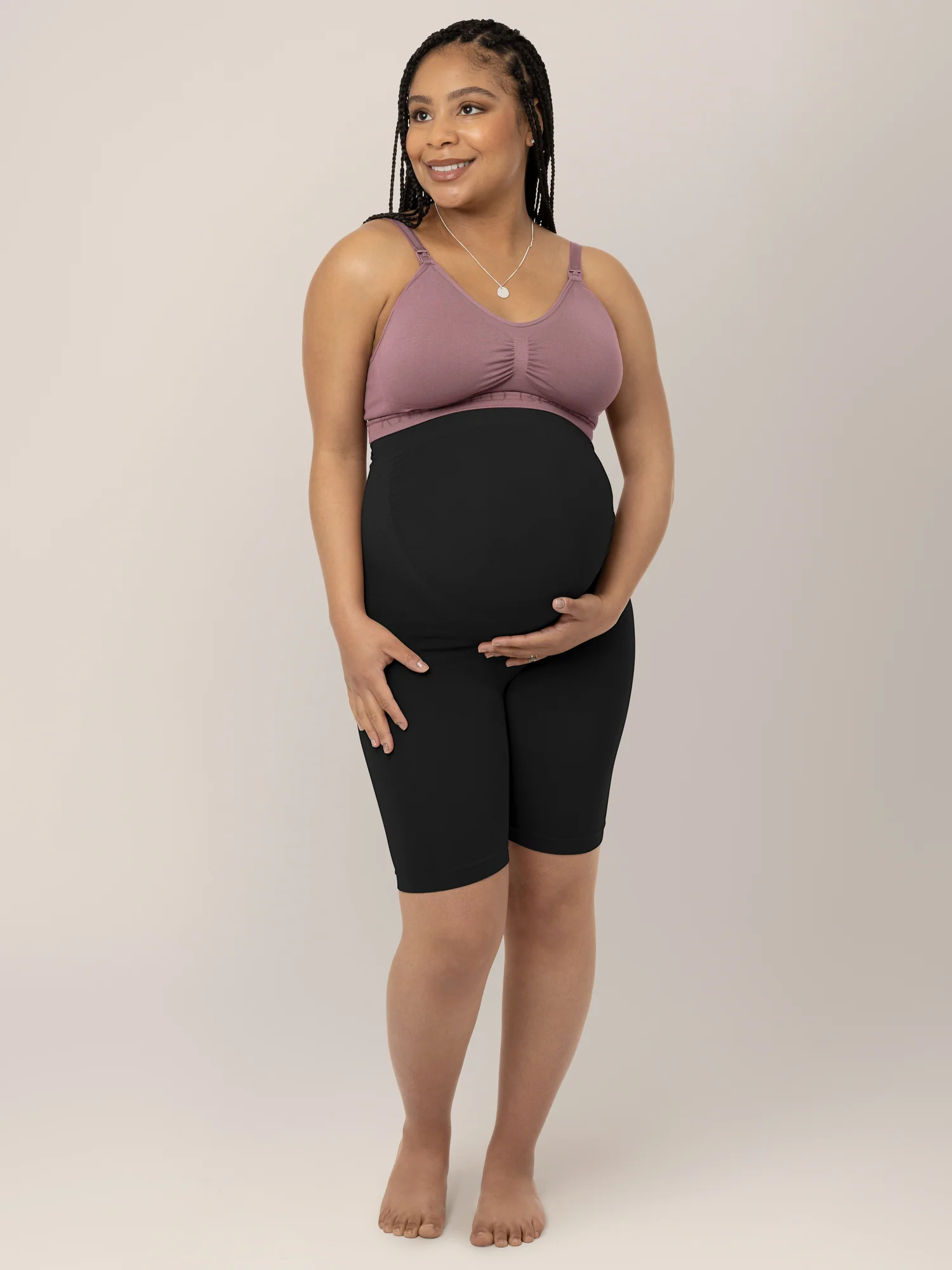 Seamless No-Chafe Maternity Underwear | Black - Image 3