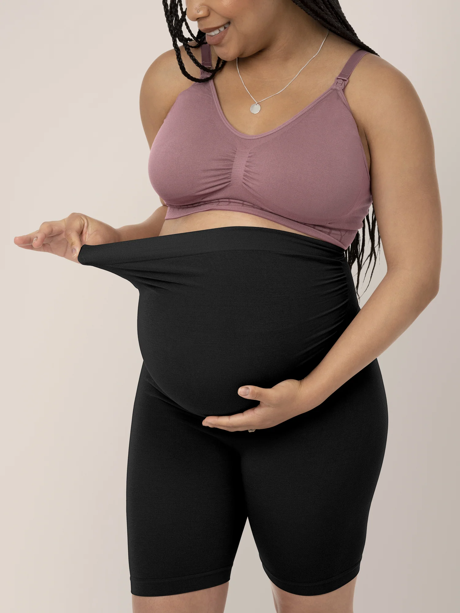 Seamless No-Chafe Maternity Underwear | Black - Image 4