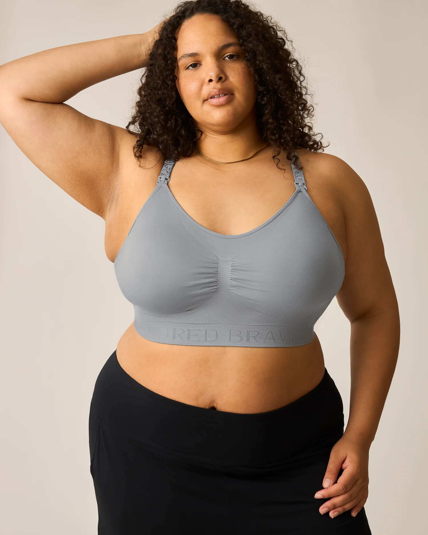 Simply Sublime® Nursing Bra Two-Pack | Black & Grey - Image 3