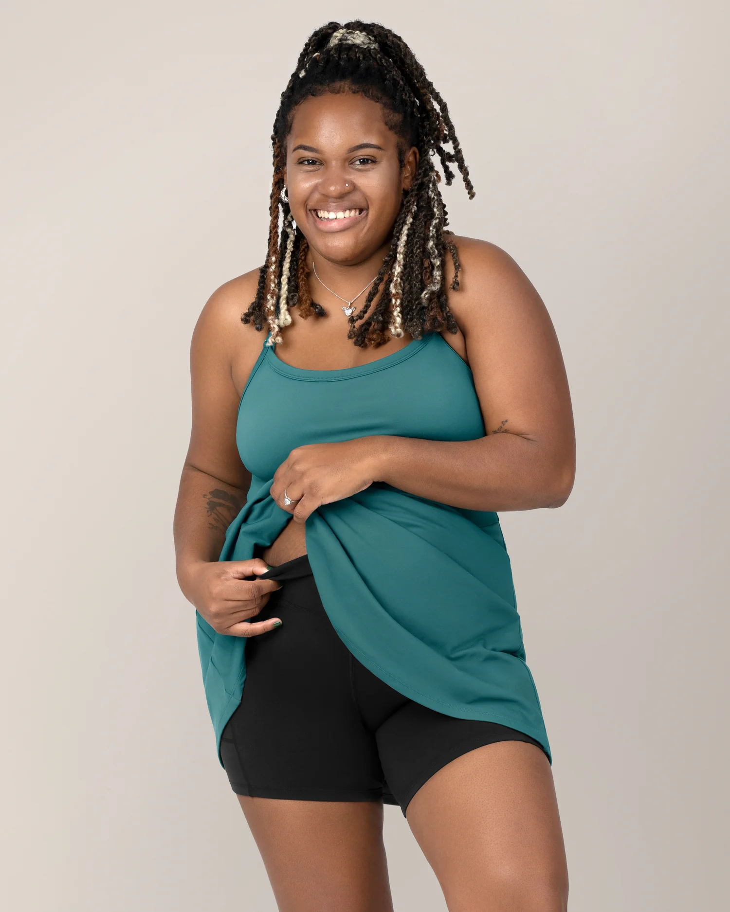 Stevie Active Postpartum Bike Short | Black - Image 5