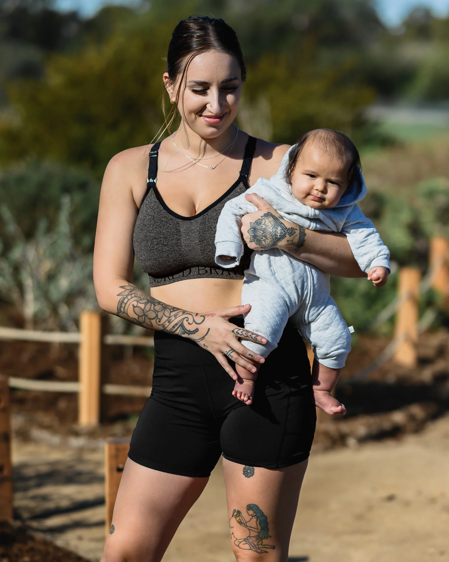 Stevie Active Postpartum Bike Short | Black - Image 7