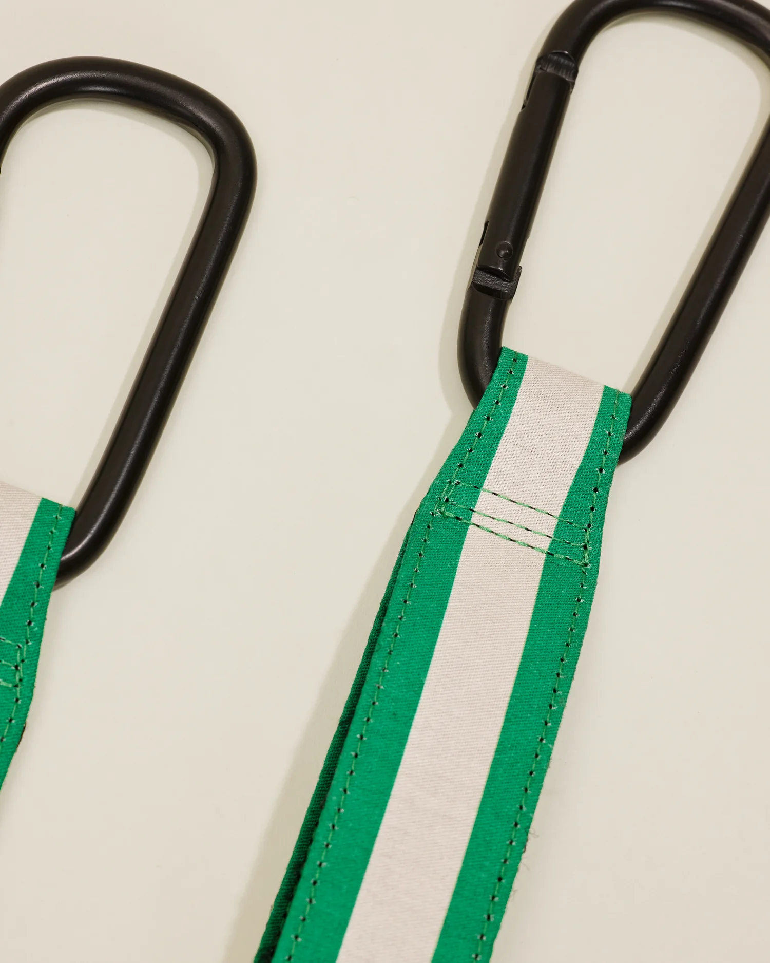 Stroller Party Clips (2-Pack) | Green Stripe - Image 3