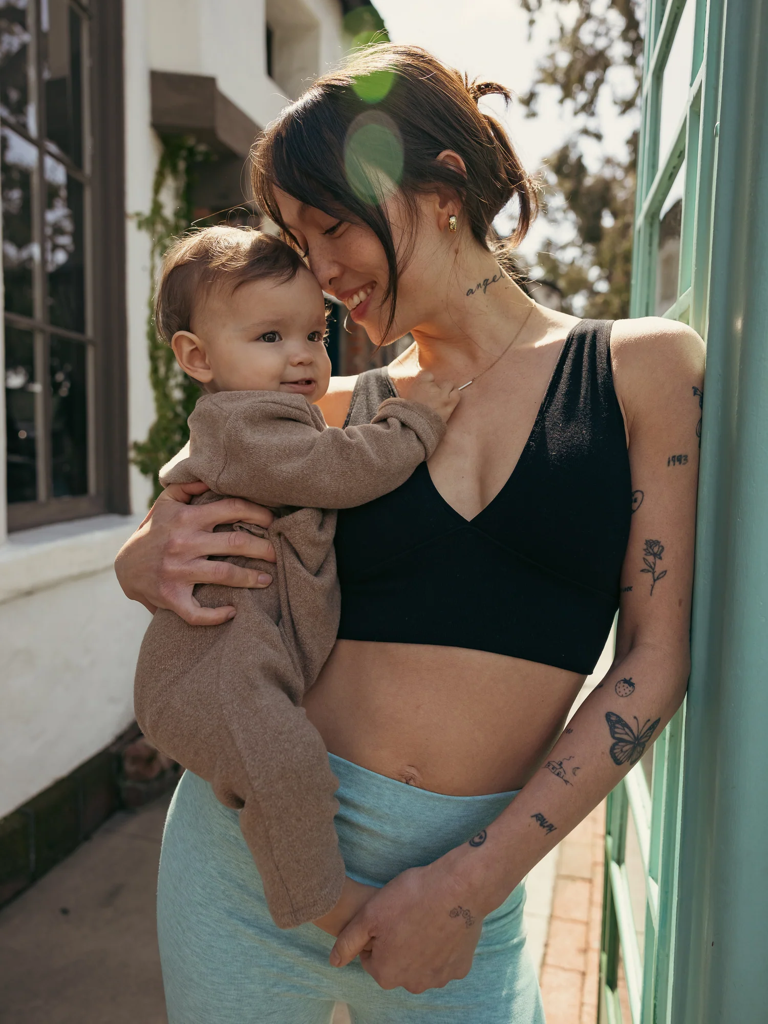 Sublime® Bamboo Maternity & Nursing Plunge Bra | Black - Image 6