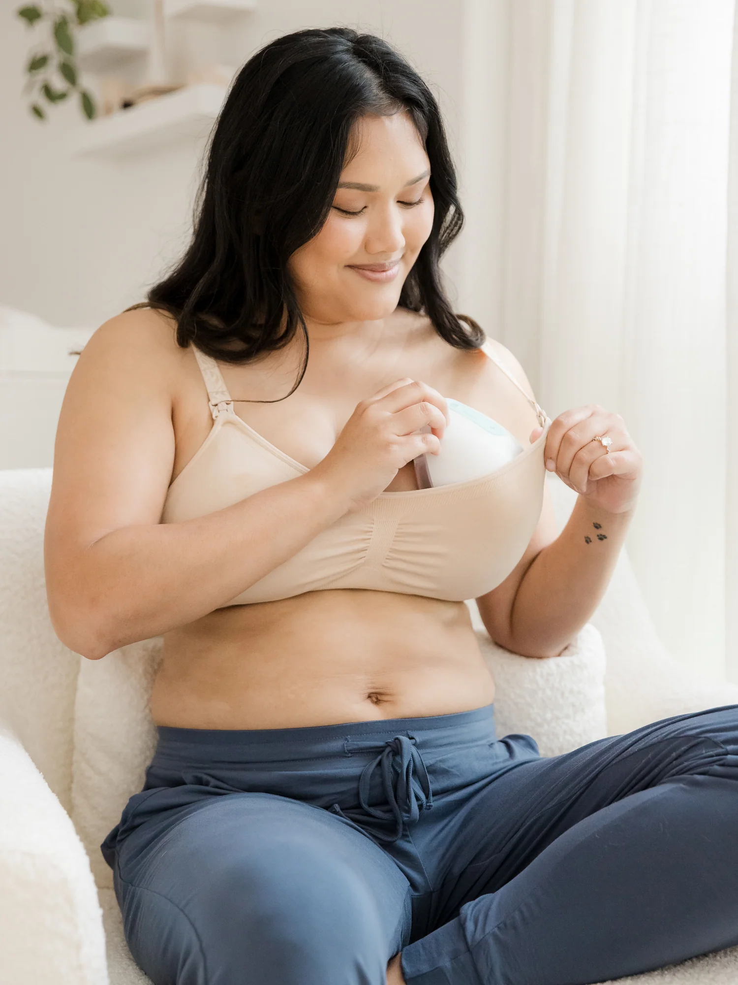Simply Sublime® Nursing Bra | Beige - Image 7