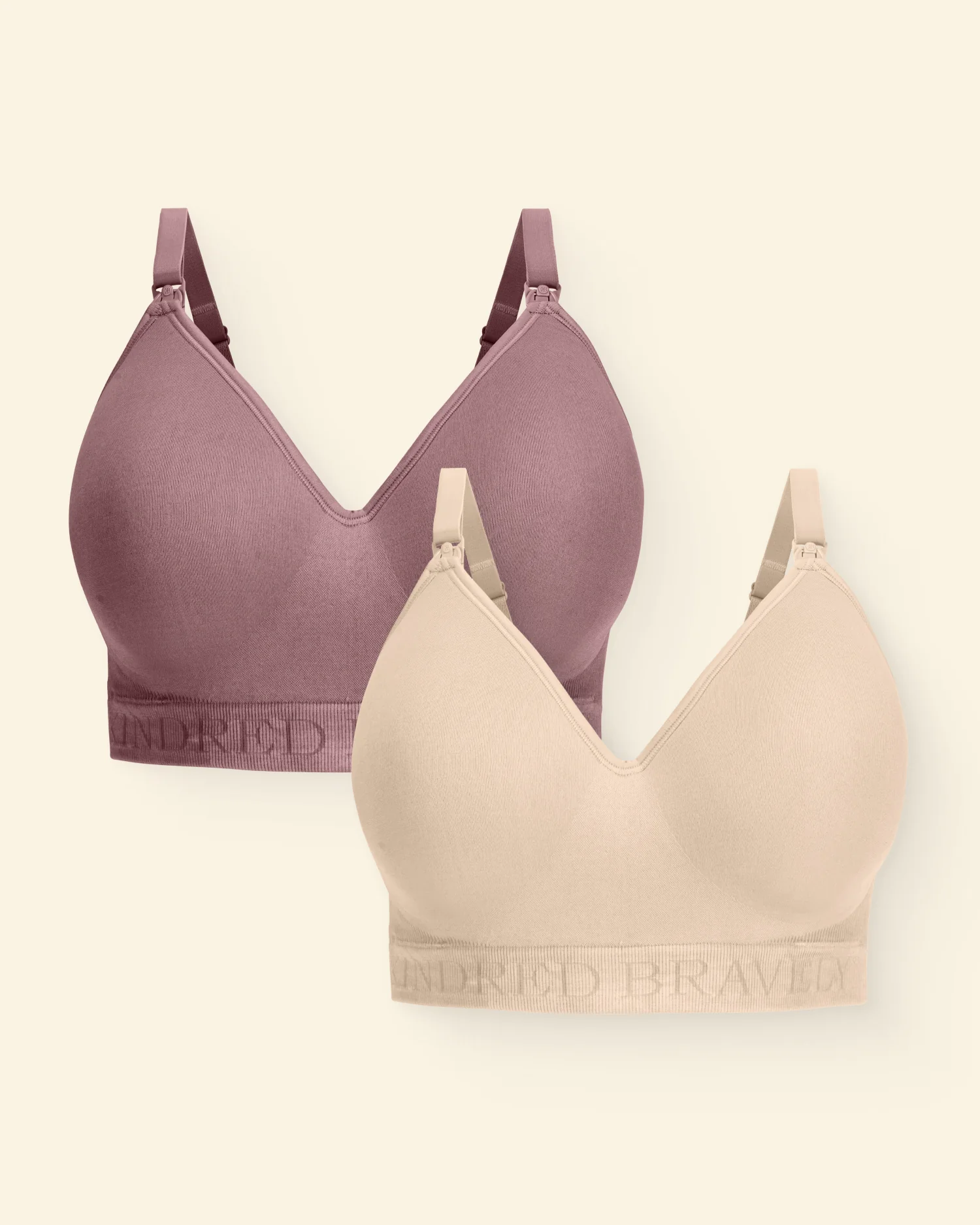 Sublime® Contour Nursing Bra Two-Pack | Beige & Twilight