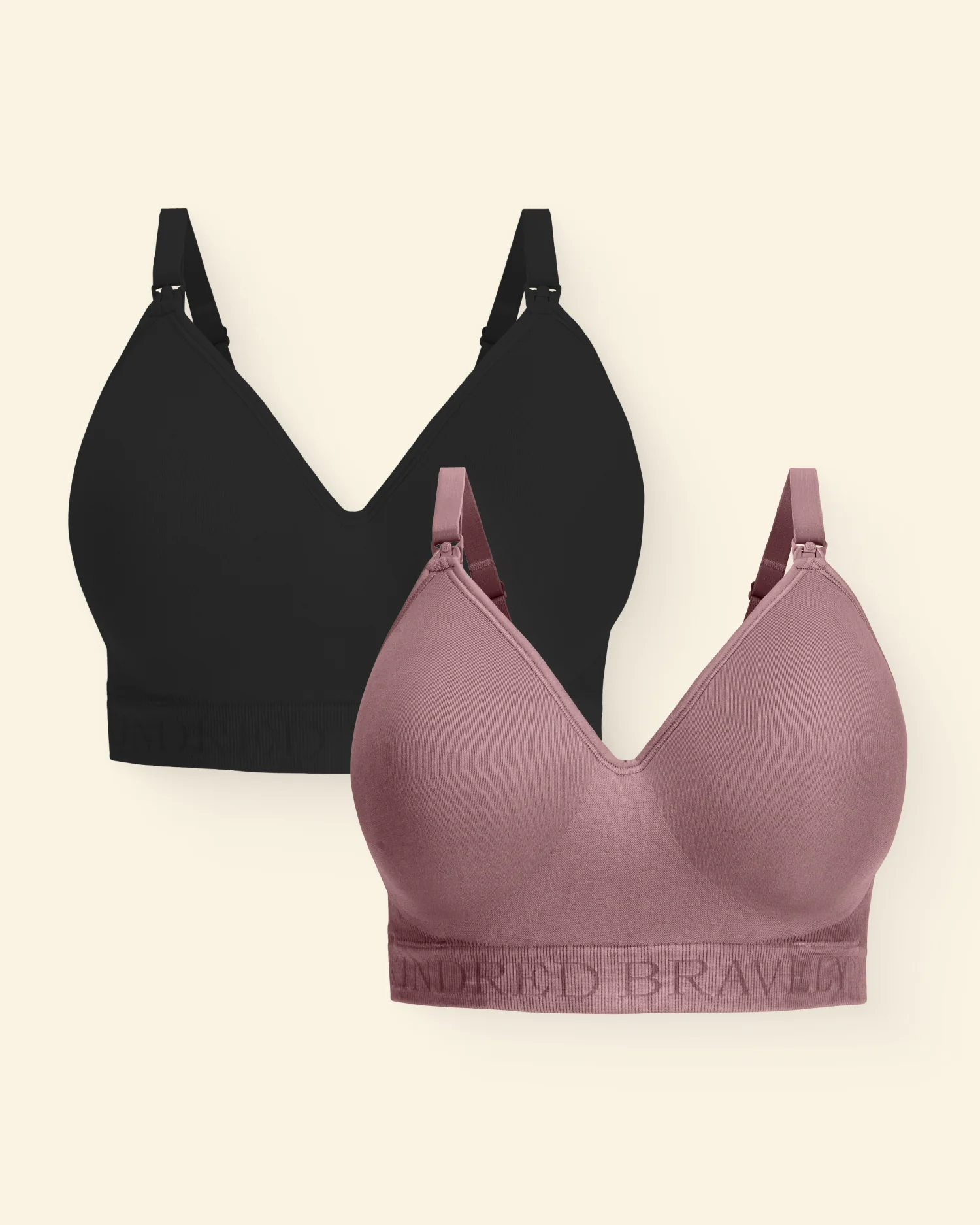 Sublime® Contour Nursing Bra Two-Pack | Black & Twilight
