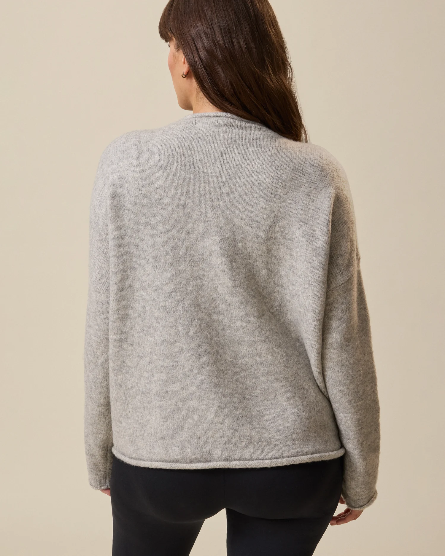 Ultra Soft Maternity & Postpartum Cardigan | Grey Heather - Image 6